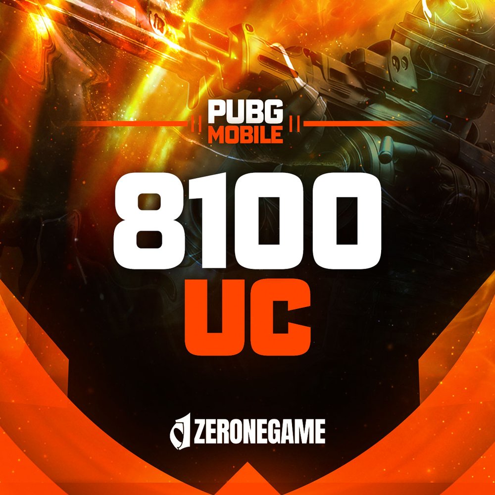 Pubg Mobile 8100 UC