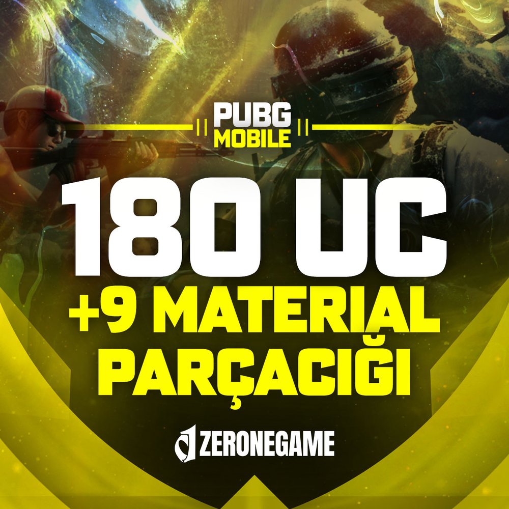 180 UC + 9 Material Parçacığı