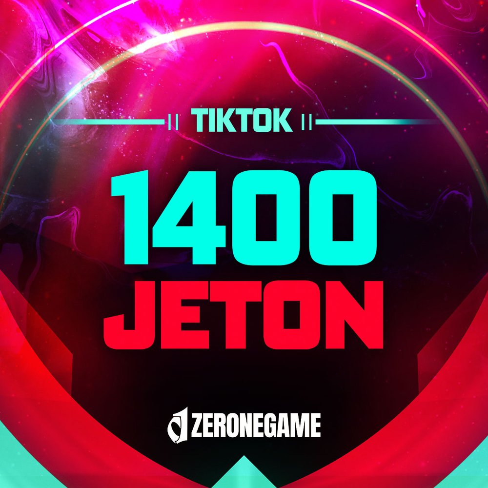 TikTok 1400 Jeton