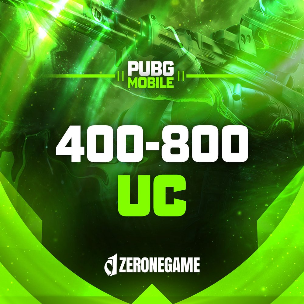 Pubg Mobile 400 - 800 UC