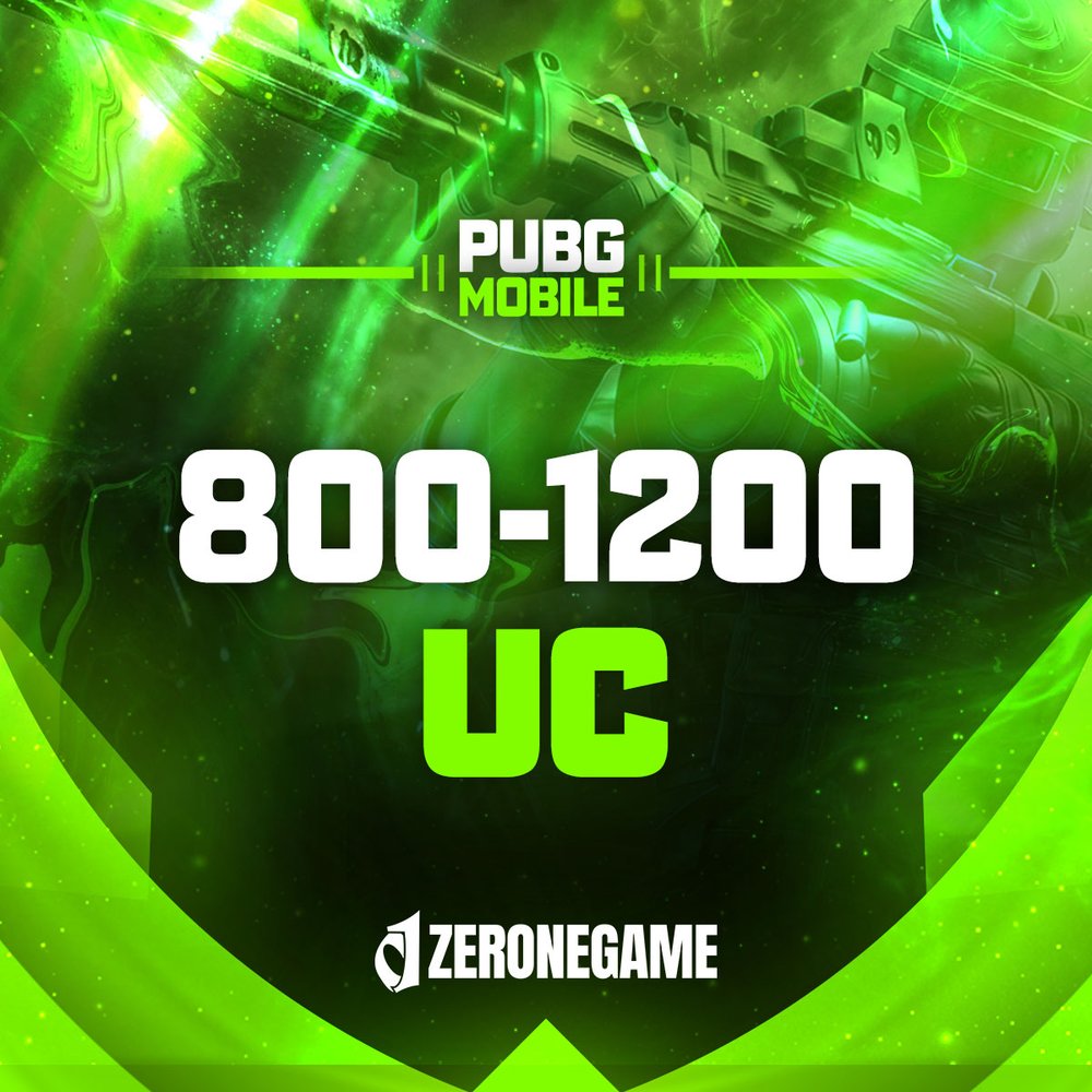 Pubg Mobile 800-1200 UC