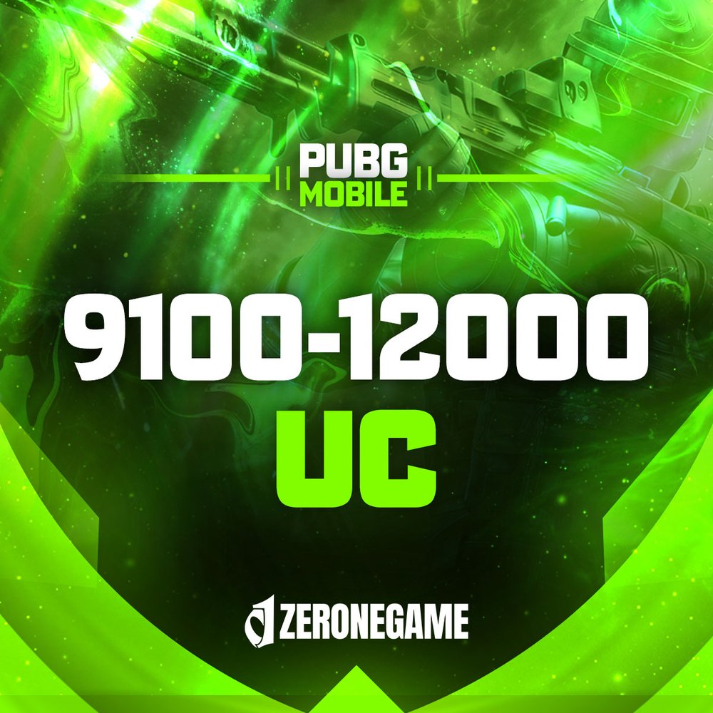 Pubg Mobile 9100-12000 UC